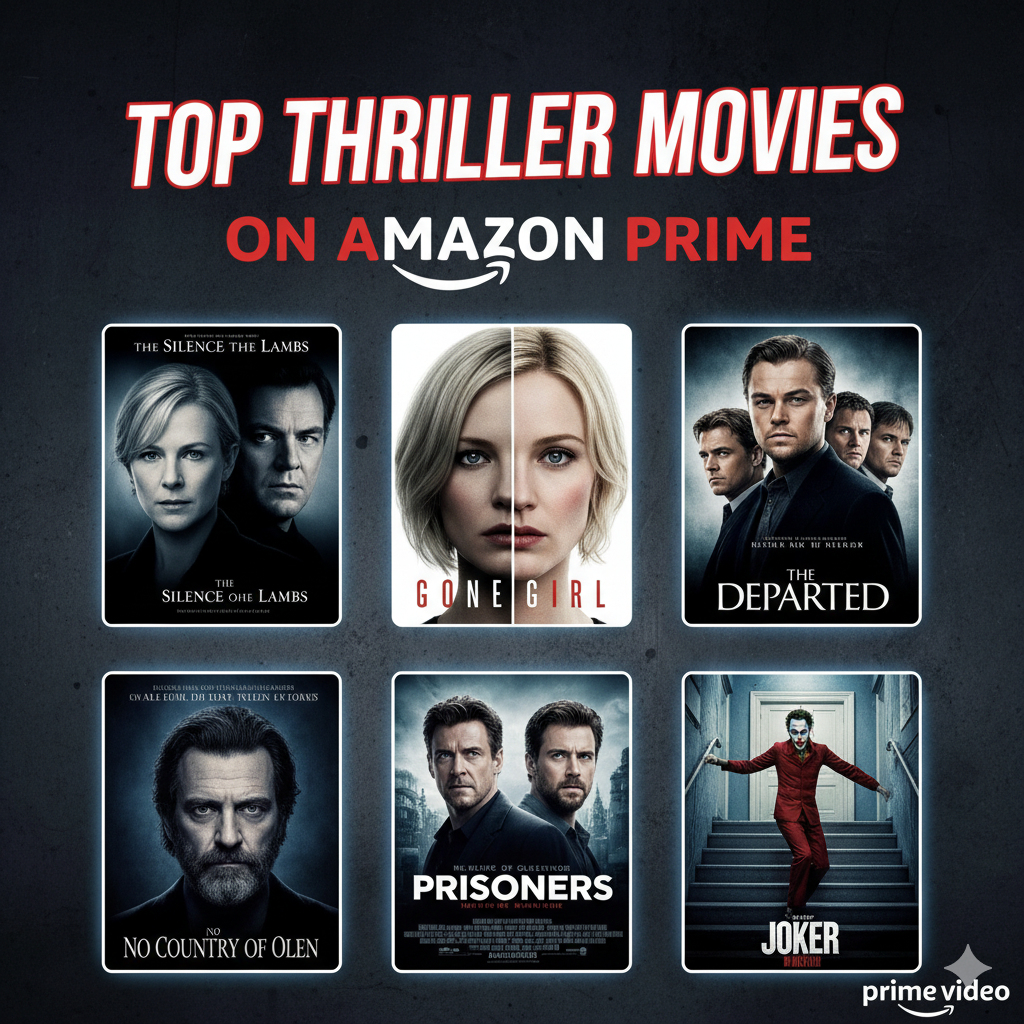 Top Thriller Movies on Amazon Prime